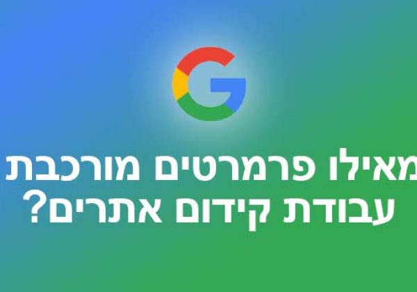 מאילו פרמרטים מורכבת עבודת קידום אתרים?